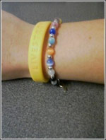 Cancer beads jewelry for fundraising for cancer research